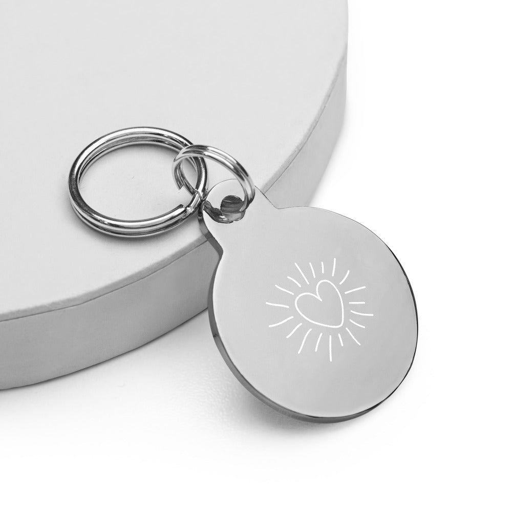 Engraved pet ID tag