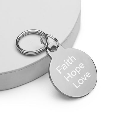 Engraved pet ID tag