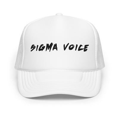 Sigma Voice Trucker Hat Black Logo