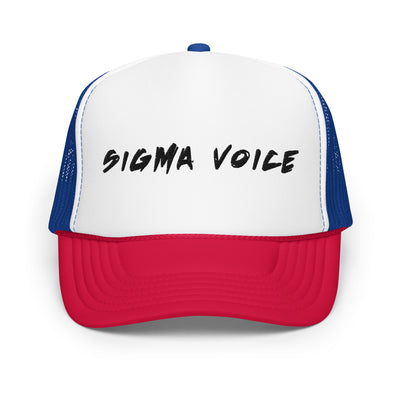 Sigma Voice Trucker Hat Black Logo