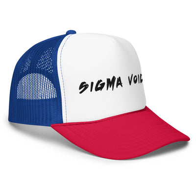 Sigma Voice Trucker Hat Black Logo