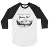 3/4 sleeve raglan shirt